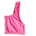 thumbnail image 2 of Wonder Nation Girls' Ruffle Strap Bikini with UPF 50+, 2-Piece, Sizes 4-18, 2 of 3