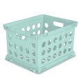 thumbnail image 1 of Sterilite Stackable File Storage Crates w/ Built In Handles, Teal (12 Pack), 1 of 5