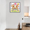 thumbnail image 2 of Cuadros Decorativos 5D DIY diamante pintura completo redondo taladro arco iris dibujos animados oso imagen pared decoración Ehuebsd Nuevos Originales, 2 of 8