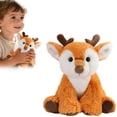 thumbnail image 1 of Soft Plush Animal Toys in 17 Cute Characters, Ultra-Soft Skin-Friendly Fabric and Perfect 8.5-Inch Size, Huggable Gift for Kids and Easy Machine Washable Care (P), 1 of 9
