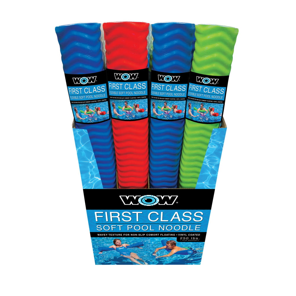 WOW World of Watersports 17-2060b First Class Soft Dipped Foam Pool Noodle Blue for sale online 