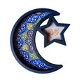 thumbnail image 3 of Bandeja para exhibir Ramadán Eid, suministros para fiestas, decoración del hogar, bandeja para servir bocadillos Azul, 3 of 9