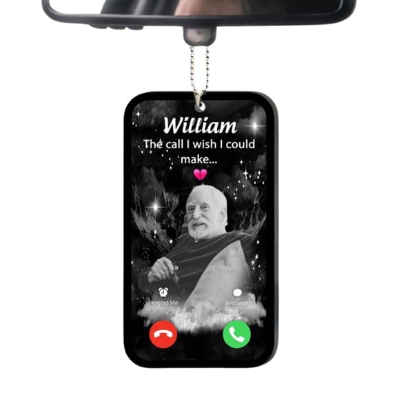 Personalized The Call I Wish I Could Make Memorial Ornament For Loss Of Father Mother Family Members, Memorial Keepsake Ornament Sympathy Gifts