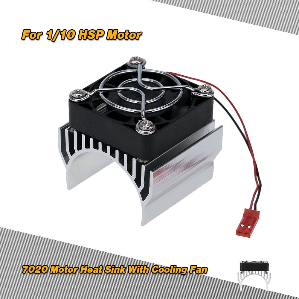Motor Heat Sink w/ Cooling Fan For 1/10 HSP RC Car 540/550/3650 Motor Parts 