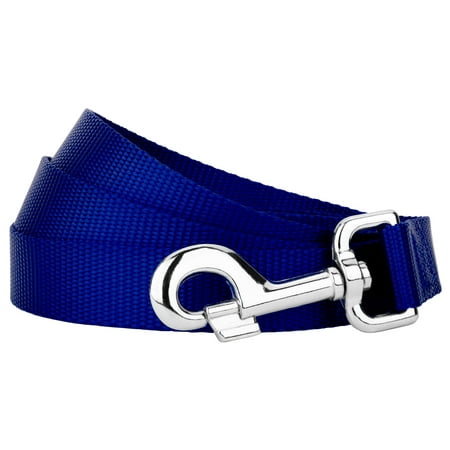 Pink Leather Leash - Country Brook Design® 3/4 Inch Nylon Dog Leash (Various Colors & Lengths)