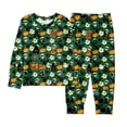 thumbnail image 3 of WOYY Halloween Pajama Sets for Kids Long Sleeve Top Pants Snug Fit Sleepwear, Sizes 2-10, 3 of 4