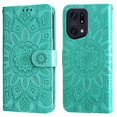 thumbnail image 1 of Funda tipo cartera GANGXUN para OPPO Find X5 Pro , diseño girasol, cuero PU, soporte, cierre magnético, tarjetero, 1 of 5