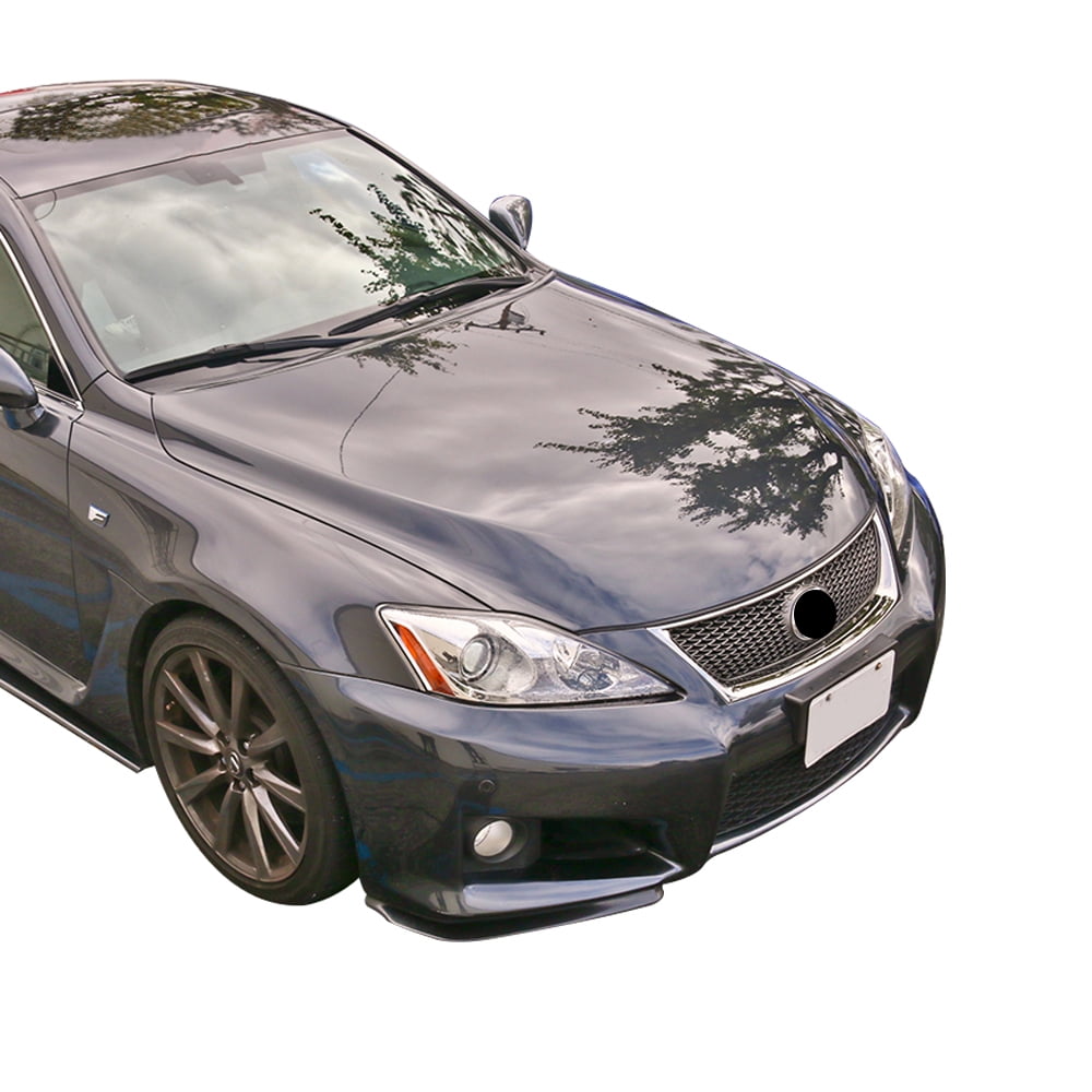 Ikon Motorsports Compatible with 06-14 Lexus IS250 IS350 ISF Ikon Style Front Bumper Lip 2 Piece PP