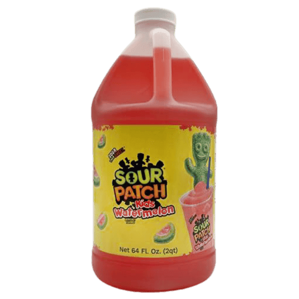 Sour Patch Kids Sirop de Slush à la Melon D\'eau, Ultra-Concentré 5:1, Base Authentique de Boisson Glacée Sure Puis Sucrée, 1,89 L