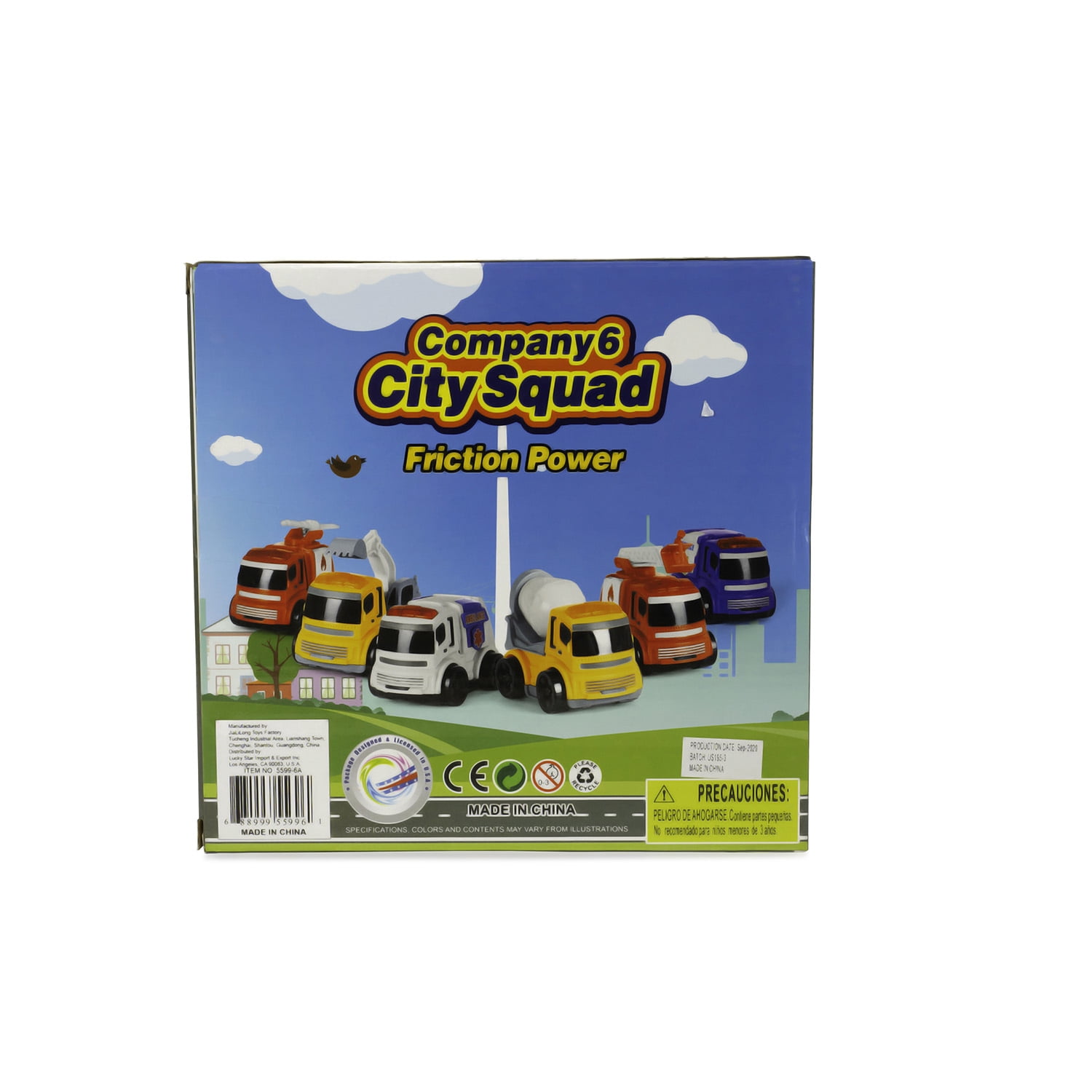 6 Pack Toys Car for Toddlers