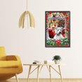 thumbnail image 2 of Cuadros Decorativos 5D bricolaje redondo completo taladro diamante pintura Kit Navidad ventana dibujo ornamento JShteea Nuevos Originales, 2 of 9