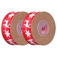thumbnail image 4 of Oubit Ruban d'Emballage Cadeau, 2 Rouleaux Ruban de Noël Pailleté pour Artisanat Design Révolutionnaire, 4 of 9