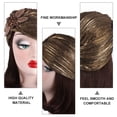thumbnail image 5 of 1 turbante con volantes dorados y delicado estampado., 5 of 5