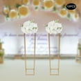 thumbnail image 2 of MONIPA 6 Roses 6 Hydrangeas Silk Flowers Wedding Bouquets Centerpiece Fake Artificial, 2 of 11