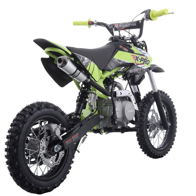 X-Pro Brand New Bolt 125cc Gas Pit Dirt Bike, 4-Speed Manual