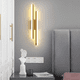 thumbnail image 4 of Lamparas Para Baño De Pared Atenuación De Tres Colores Belug, Dorado, 4 of 5