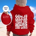 thumbnail image 3 of MEZZALL Sweat à Capuche Sport à Manches Longues Imprimé Mignon Décontracté pour Garçons et Filles, Rouge, 3-4 Ans, 3 of 5