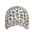 thumbnail image 2 of Haiem Colorful Numbers Baseball Cap Dad Hat Cotton Soft Adjustable Fashion Hats for Men Women Unisex Style Headwear, 2 of 9