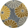 thumbnail image 1 of Safavieh Tapis Rond Soho Gris / Jaune, 1 of 2
