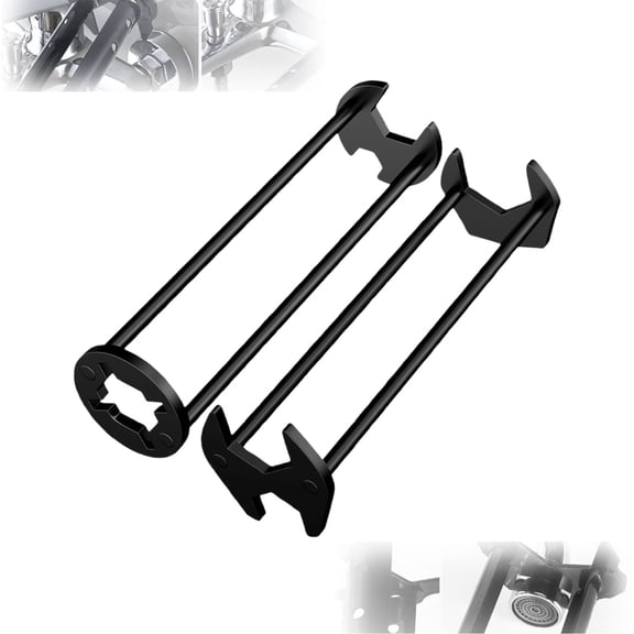 Multifunctional Sink Wrench, New Four-jaw Hex Wrench, Basin Wrench Set, Tight Spaces Maintenance Installation Removal Faucet Tools, for Tight Spaces Kitchen Bathroom Home(2PC)