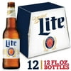 Miller Lite Lager Beer, 12 Pack, 12 fl oz Bottles, 4.2% ABV