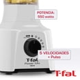 thumbnail image 2 of Licuadora T-fal Power MIX 5 Velocidades Vaso de Plástico 2L 550 W Cuchillas de Acero Inoxidable LN2841MX, 2 of 6