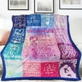 thumbnail image 2 of Yibo Best Aunt Ever Gifts Blanket Flannel Soft and Comfortable Anti-static Bed Sofa Blanket, 2 of 6