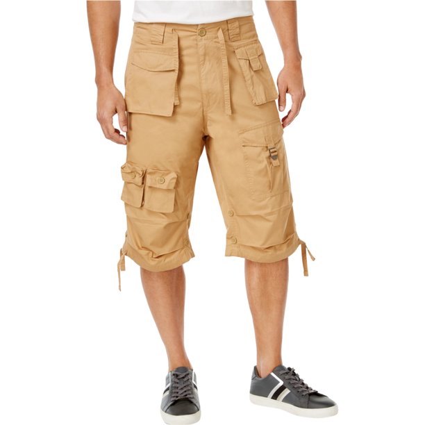 Sean John - Pantalones cortos de carga para hombre, color beige, 46 grande