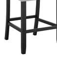 thumbnail image 3 of Riac Set of 2 Counter Height Chairs-Black Wood-Dove Gray Fabric Seat, 3 of 7