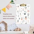 thumbnail image 4 of FORMRS Acrylic Clipboard with Low Profile Clip Standard A4 Letter Size, 12.5" x 9", Green Garden Pattern, 4 of 8