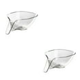 thumbnail image 2 of Youkk Wide Application Drainage Basket Funnel For Various Foods And Utensils clear white（pet） 2Set, 2 of 6