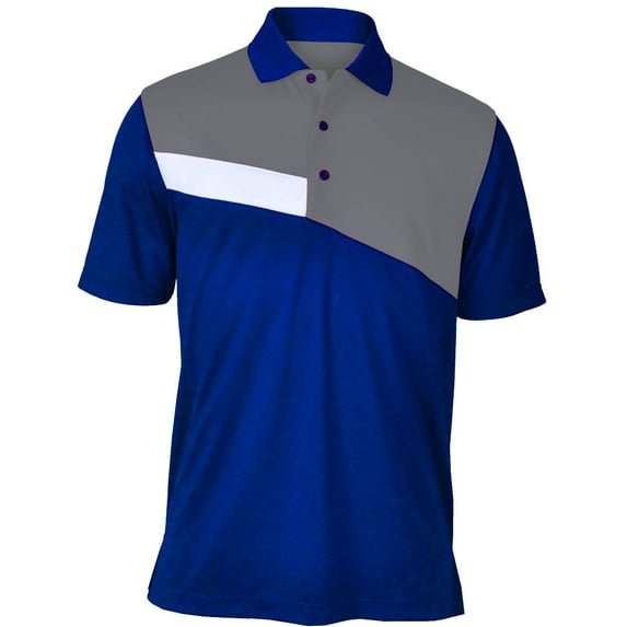Monterey Club Men's Vapor Flash Colorblock Golf Polo Shirt #1193