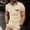 Khaki, variant on Goodtrade8 Mens Short Sleeve T-Shirts Summer Polo Pullover Fashion Solid Color Outfits Slim Fit Work Collared Shirts for Men