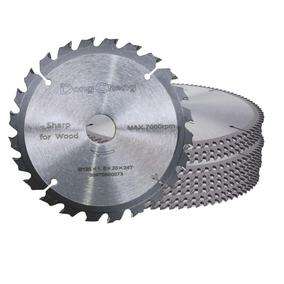 Set de discos Sierra 5 Pulg 24 Dientes Madera Dongcheng 10 Pzs