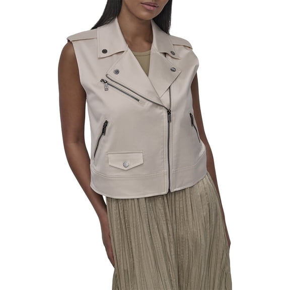 DKNY womens Zipper Vest, s
