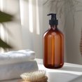thumbnail image 2 of Pump Bottles, 17oz/500ml Liquid Soap Pump Bottles Dispenser Large Empty Plastic Refillable Containers, 2 of 9