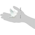 thumbnail image 4 of Handcrafted White Peace Dove Ornament 3.5in, 4 of 5