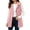 Pink#3, variant on YOIAVAIOY Women Fuzzy Fleece Hoodies Winter Warm Long Sleeve Hooded Jacket Lounge Solid Textured Cardigan Pink M