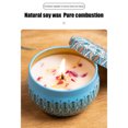 thumbnail image 4 of Floral Scented Candles for Home Use, Soy Wax in Tin Cans for Removing Odors, Smoke-free Scented Candle, 3.17 oz, Gardenia Scent, 4 of 5