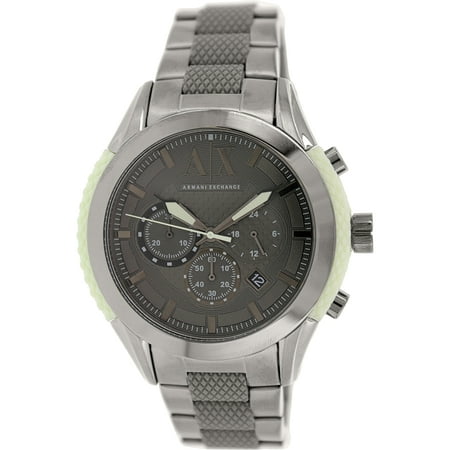 Armani Exchange Men's AX1385 Grey Stainless-Steel Quartz Watch