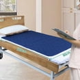 thumbnail image 1 of Almohadilla de transferencia lavable con sábana, cojín de posicionamiento móvil para cama para cuidadores de personas mayores Azul marino, 1 of 8
