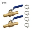 Sentaili Brass Hose Barb Ball Valve Kit 2Pcs 5 8 Heater Hose Shut Off sentaili-brass-hose-barb-ball-valve-kit-2pcs-5-8-heater-hose-shut-off