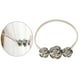 thumbnail image 5 of Abrazaderas para cortinas - Clips decorativos de cuerda para sujetar cortinas de ventana Plata rosa, 5 of 8