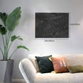 thumbnail image 2 of Naloa Abstract Black And White Waves Print Canvas Picture,Wall Pictures, Modern Decorative Poster,Art Prints for Bedroom, Toilet, 40 x 30 cm, Built-in Wooden Frame, 2 of 6