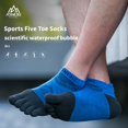 thumbnail image 4 of AONIJIE Men's Coolmax Toe Socks Five Finger Athletic Running Socks Quick Dry,3 Pairs,M, 4 of 7
