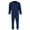 Navy, variant on Men's Hanes® Knit Pajama Shirt & Pajama Pants Set Color: Navy Size: XL