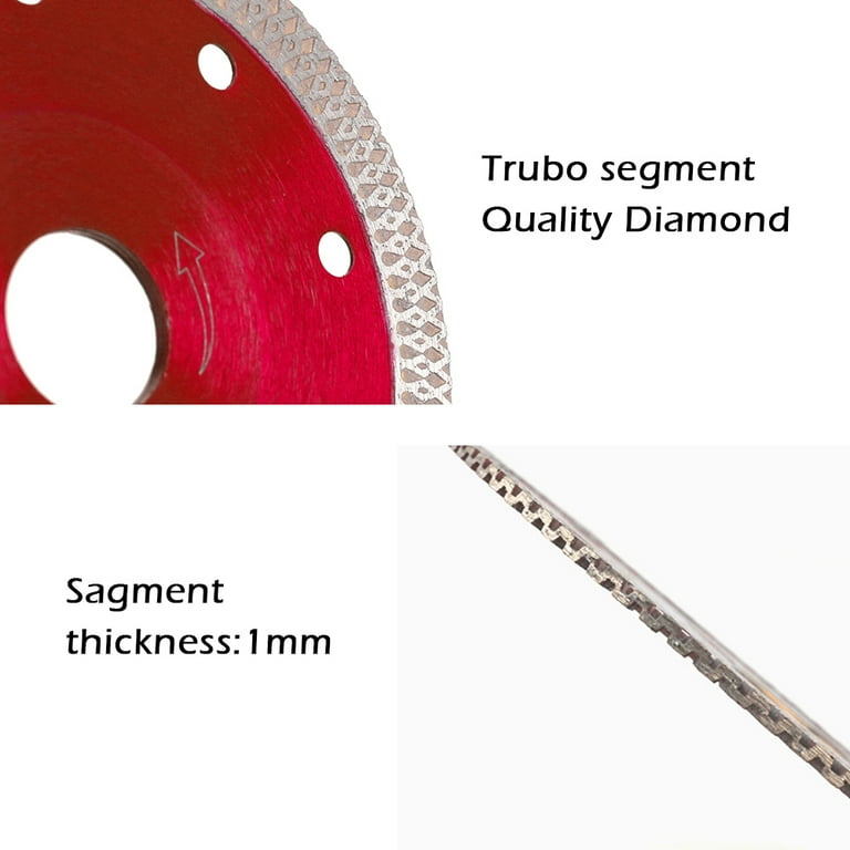 6-Inch Super Thin Diamond Saw Blade – For Dry Or Wet Cutting Granite, Marble, Porcelain Tile