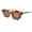 Hawksbill Box Tea, variant on Retro Sunglasses for Women and Men Small Frame AC Lens Sun Visor Protection Literary Box Sunglasses and Personalized