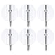thumbnail image 4 of GOOHOCHY 6 ganchos para toallas de baño de acrílico para puerta trasera, para toallas, batas y ropa., 4 of 8