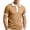 Brown, variant on Breeze Polo Shirts for Men Color Block Henley Short Sleeve T Shirts Causal Athletic Golf Tees, 3XL